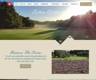 Suttoncoldfieldgc.com(Sutton Coldfield Golf Club) Screenshot