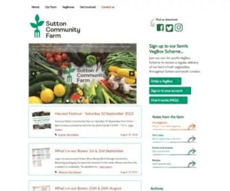 Suttoncommunityfarm.org.uk(Sutton Community Farm) Screenshot