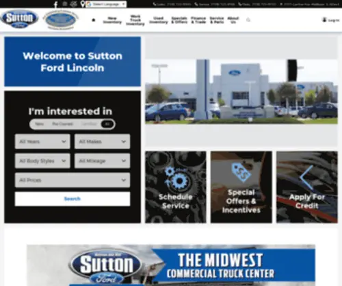 Suttonford.com Screenshot