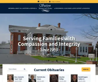 Suttonmemorialhome.com(Sutton Memorial Home) Screenshot