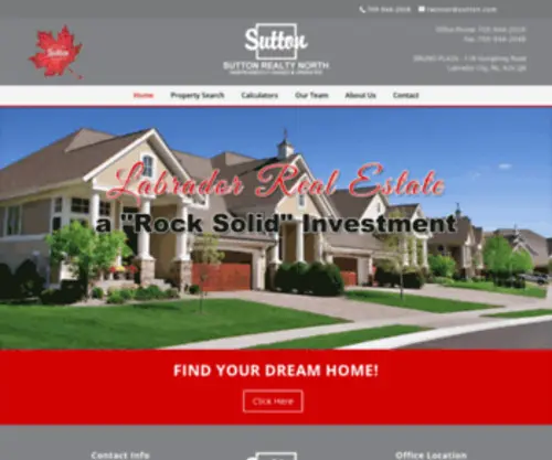 Suttonnl.ca(SUTTON Group Aurora Realty Ltd) Screenshot