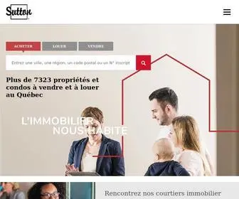 Suttonquebec.com(Condo & Maison à vendre) Screenshot