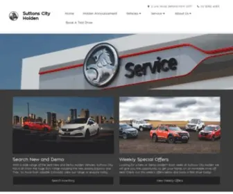 Suttonscityholden.com.au(Suttons City Holden) Screenshot