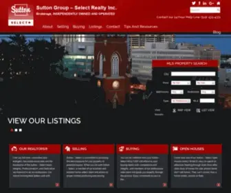Suttonselect.com(Sutton Group) Screenshot