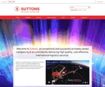 Suttonsgroup.com(Logistics, Transport Services & Global Freight) Screenshot