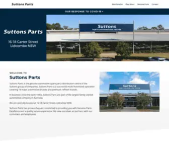 Suttonsparts.com.au(Suttons Parts) Screenshot