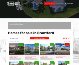 Suttonteamrealty.com(Your first choice for Brantford Brant County Real Estate Homes For Sale Real Estate) Screenshot