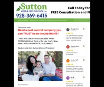 Suttonweedandpest.com(Sutton Weed and Pest Control Will Solve YOUR Pest Problem) Screenshot