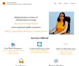 Suveenamalhotra.com(Suveena Malhotra) Screenshot