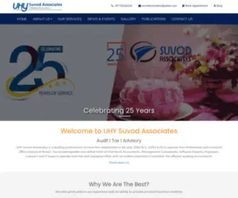 Suvodassociates.com.np(Chartered Accountants Audit) Screenshot