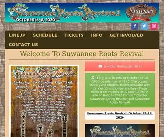 Suwanneerootsrevival.com(Oct 10) Screenshot