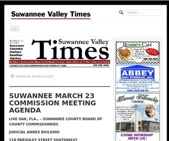 Suwanneetimes.com(Suwannee Valley Times newspaper) Screenshot