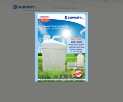 Suwary.com.pl(The page cannot be displayed) Screenshot