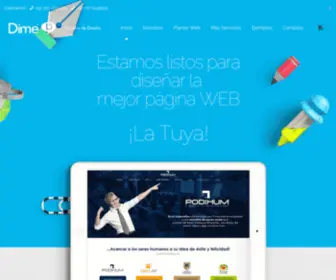 Suweb.com.mx(Dime estudio de diseño) Screenshot