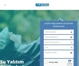 Suyalitimcozumleri.com(Su Yal) Screenshot