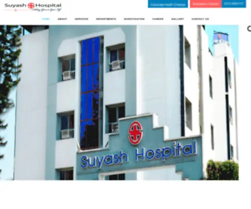 Suyashhospital.com(Best Hospital in Indore) Screenshot