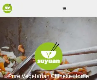 Suyuan.co.uk(Pure Vegetarian Chinese Home cooking in Bristol) Screenshot