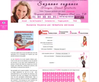 Suzanne-Voyance.com(Voyance gratuite en ligne par mail rapide) Screenshot