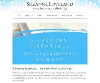 Suzanneloveland.com(Log In ‹ Suzanne Loveland) Screenshot