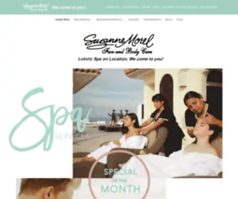 Suzannemorel.com(Spa Services in Cabo San Lucas) Screenshot