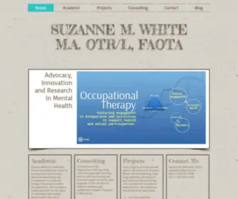 Suzannewhiteotr.com(Suzanne White MA OTR Occupational Therapy Consultant NYC) Screenshot