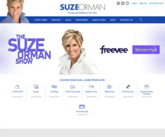 Suzeorman.com(Suze Orman) Screenshot