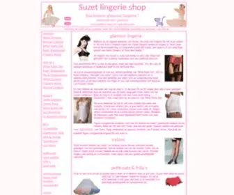 Suzet.net(Suzet lingerie shop) Screenshot