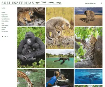 Suzieszterhas.com(Suzi Eszterhas Wildlife Photography) Screenshot