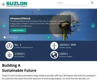 Suzlon.com(Suzlon Energy Ltd) Screenshot