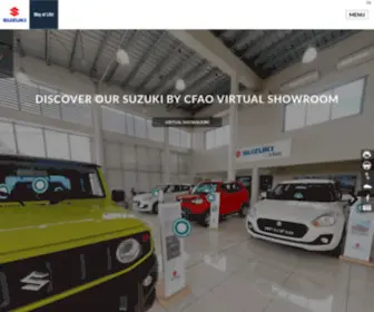 Suzuki-Mauritius.com(CFAO Motors) Screenshot