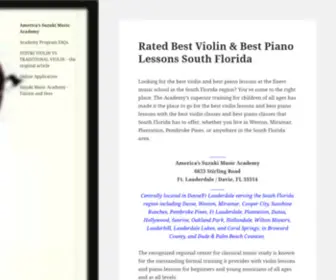 Suzuki-Method.com(Suzuki Method) Screenshot