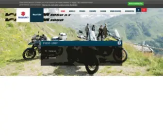 Suzuki-Motorcycles.ch(Suzuki Motorrad Schweiz) Screenshot