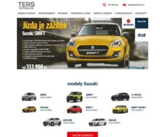 Suzuki-Ters.cz(Autosalon Suzuki Ters) Screenshot