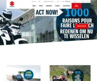 Suzuki2Wheels.be(Dutch (Belgium)) Screenshot