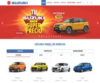 Suzuki.com.sv(Suzuki El Salvador) Screenshot