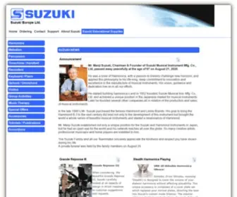 Suzukimusic.co.uk(Suzuki Europe Ltd) Screenshot