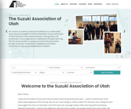 Suzukimusicutah.org(Suzuki Music Utah) Screenshot