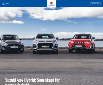 Suzuki.no(Suzuki er som skapt for norske forhold) Screenshot