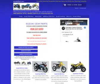 Suzukipart.com(Suzuki Parts) Screenshot