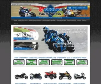 Suzukipartsnation.com(Suzuki Parts Nation Your Suzuki Parts Superstore) Screenshot