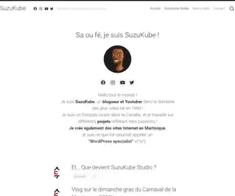 Suzukube.fr(Gamer, Streamer et Youtuber en Martinique) Screenshot