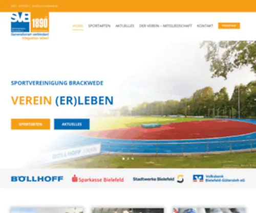 SV-Brackwede.de(SV Brackwede) Screenshot