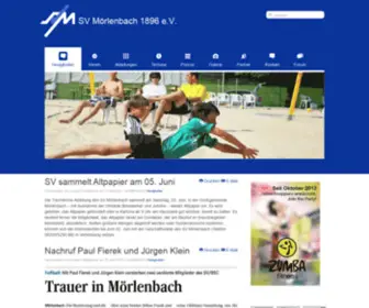 SV-Moerlenbach.de(Mörlenbach) Screenshot