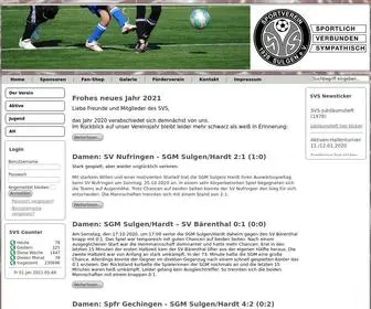 SV-Sulgen.de(Förderverein) Screenshot