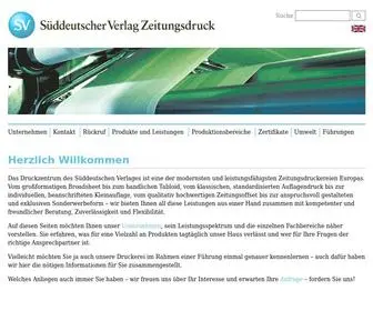 SV-Zeitungsdruck.de(SV Zeitungsdruck) Screenshot