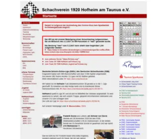 SV1920Hofheim.de(SV 1920 Hofheim am Taunus e.V) Screenshot