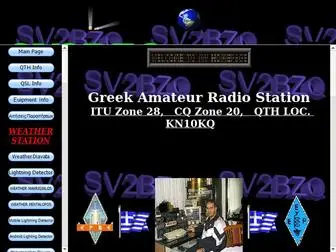 SV2BZQ.gr(SV2BZQ WEB PAGE FROM GREECE) Screenshot