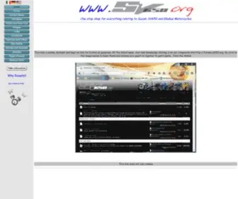 SV650.org(UK based SV650 resource) Screenshot