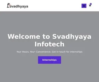 Svadhyayainfotech.com(Svadhyaya Infotech) Screenshot