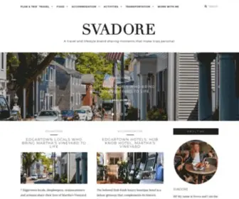 Svadore.com(A Travel and Lifestyle Blog) Screenshot